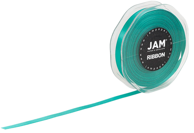 Teal Blue Satin 3/8 Inch x 25 Yards Ribbon
