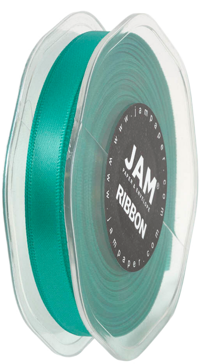 Teal Blue Satin 3/8 Inch x 25 Yards Ribbon