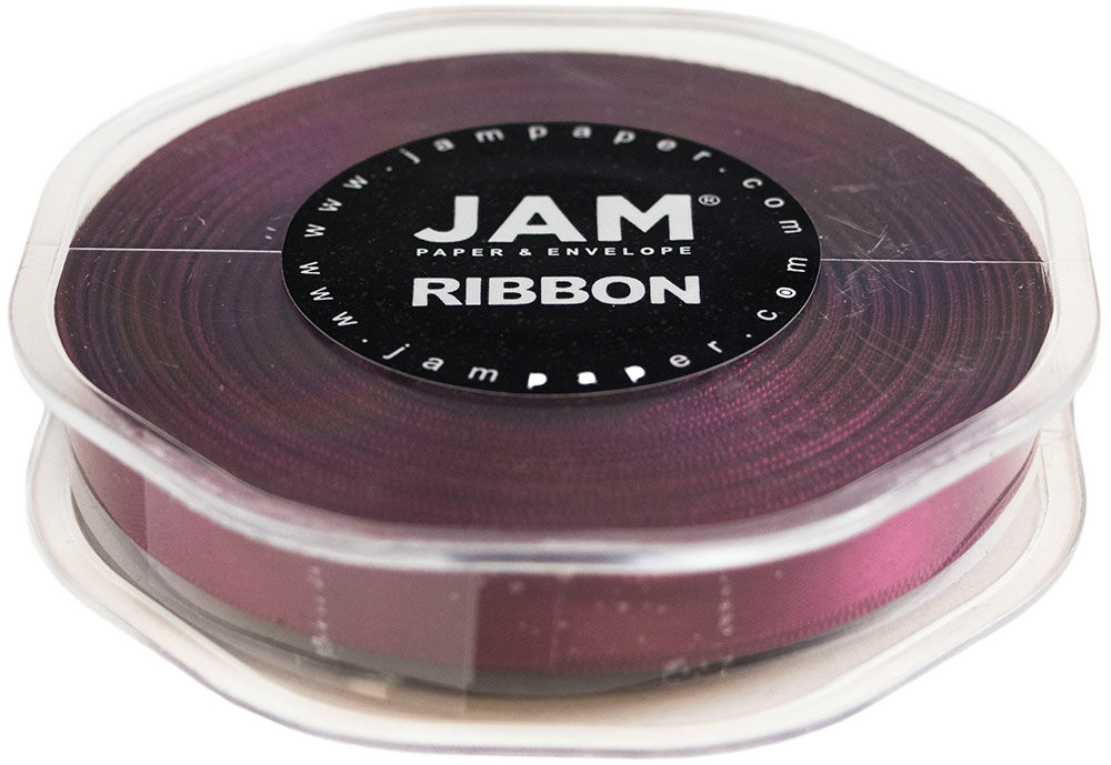 Burgundy Satin 3/8 Inch x 25 Yards Ribbon