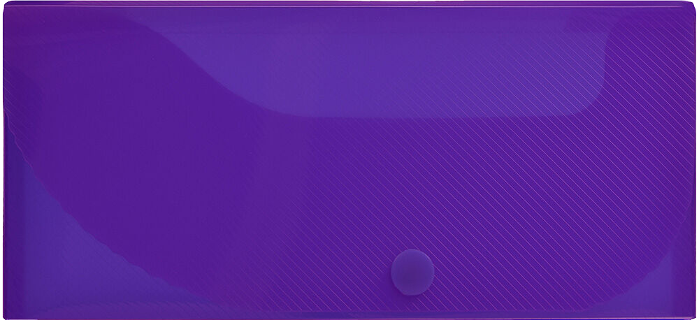 Purple Snap Button Pencil Case