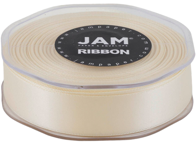 Ivory Satin 7/8 Inch x 25 Yards Ribbon