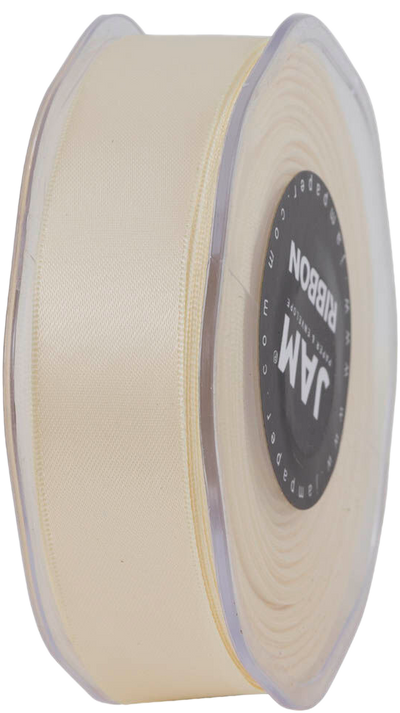Ivory Satin 7/8 Inch x 25 Yards Ribbon