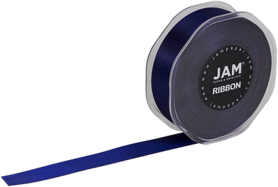 Navy Blue Satin 7/8 Inch x 25 Yards Ribbon
