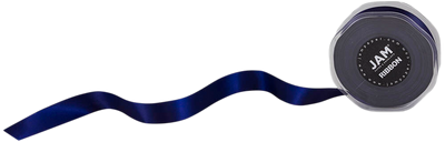 Navy Blue Satin 7/8 Inch x 25 Yards Ribbon