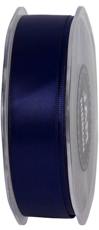 Navy Blue Satin 7/8 Inch x 25 Yards Ribbon