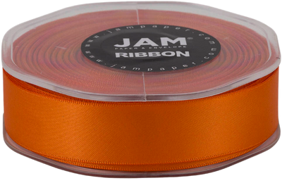 Orange Satin 7/8 Inch x 25 Yards Ribbon