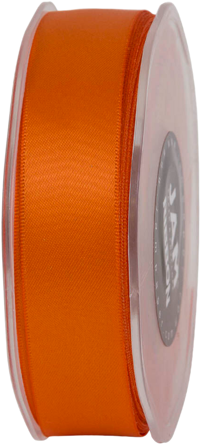 Orange Satin 7/8 Inch x 25 Yards Ribbon