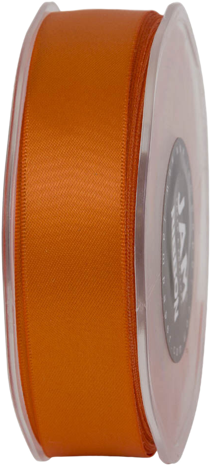 Orange Satin 7/8 Inch x 25 Yards Ribbon