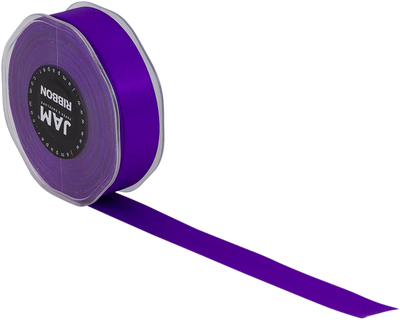 Purple Satin 7/8 Inch x 25 Yards Ribbon
