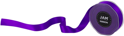 Purple Satin 7/8 Inch x 25 Yards Ribbon
