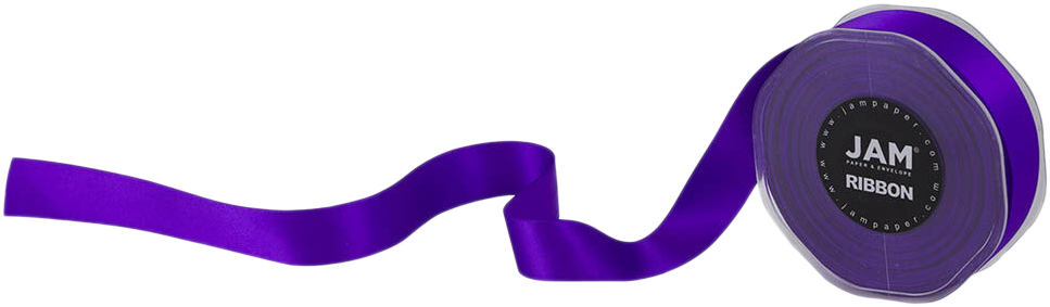 Purple Satin 7/8 Inch x 25 Yards Ribbon