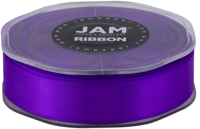 Purple Satin 7/8 Inch x 25 Yards Ribbon