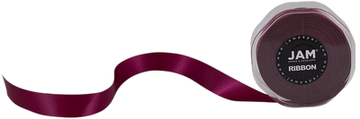 Burgundy Satin 7/8 Inch x 25 Yards Ribbon