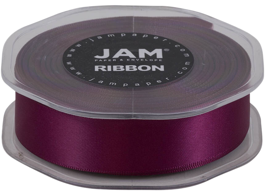 Burgundy Satin 7/8 Inch x 25 Yards Ribbon