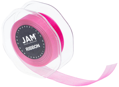 Hot Pink 7/8 Inch x 25 Yards Sheer Ribbon