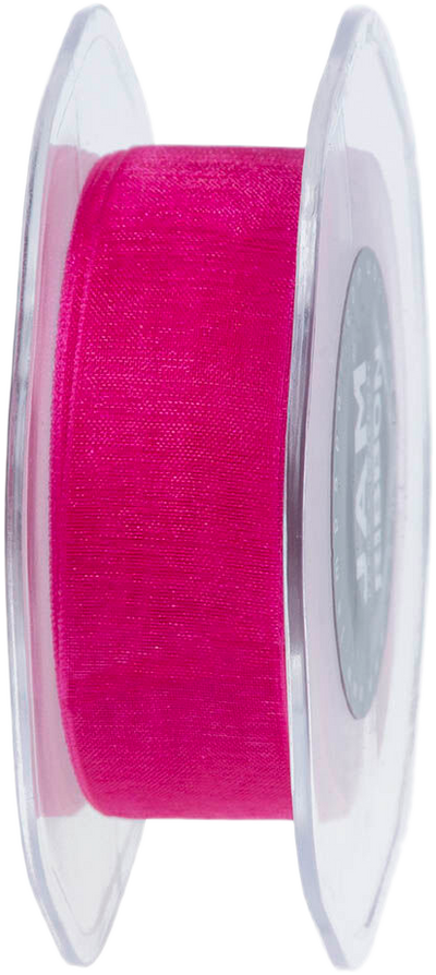 Hot Pink 7/8 Inch x 25 Yards Sheer Ribbon