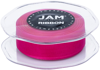 Hot Pink 7/8 Inch x 25 Yards Sheer Ribbon