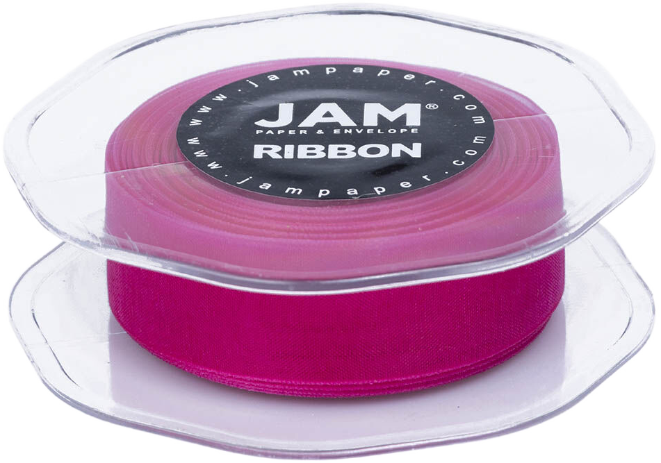 Hot Pink 7/8 Inch x 25 Yards Sheer Ribbon