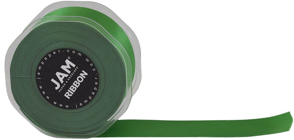 Emerald Green Satin 1 1/2 Inch Thick x 25 Yards Ribbon