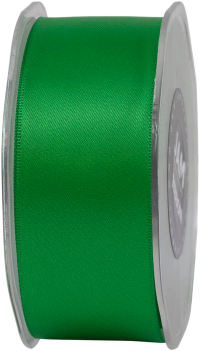 Emerald Green Satin 1 1/2 Inch Thick x 25 Yards Ribbon