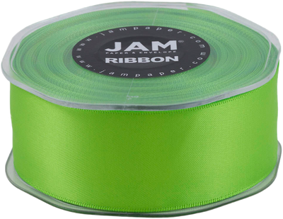 Lime Green 1 1/2 Inch x 25 Yards Satin Double Face Ribbon