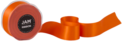 Orange Satin 1 1/2 Inch x 25 Yards Ribbon