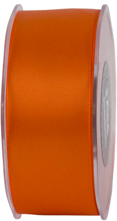 Orange Satin 1 1/2 Inch x 25 Yards Ribbon