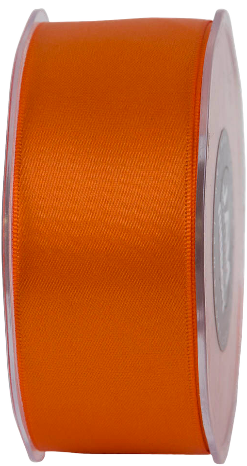 Orange Satin 1 1/2 Inch x 25 Yards Ribbon