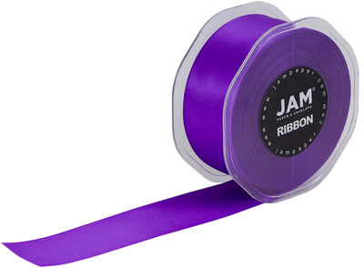 Purple Satin 1 1/2 Inch x 25 Yards Ribbon