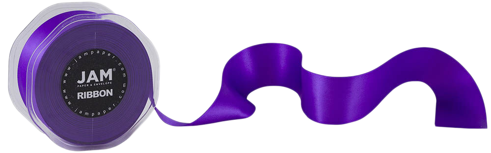 Purple Satin 1 1/2 Inch x 25 Yards Ribbon