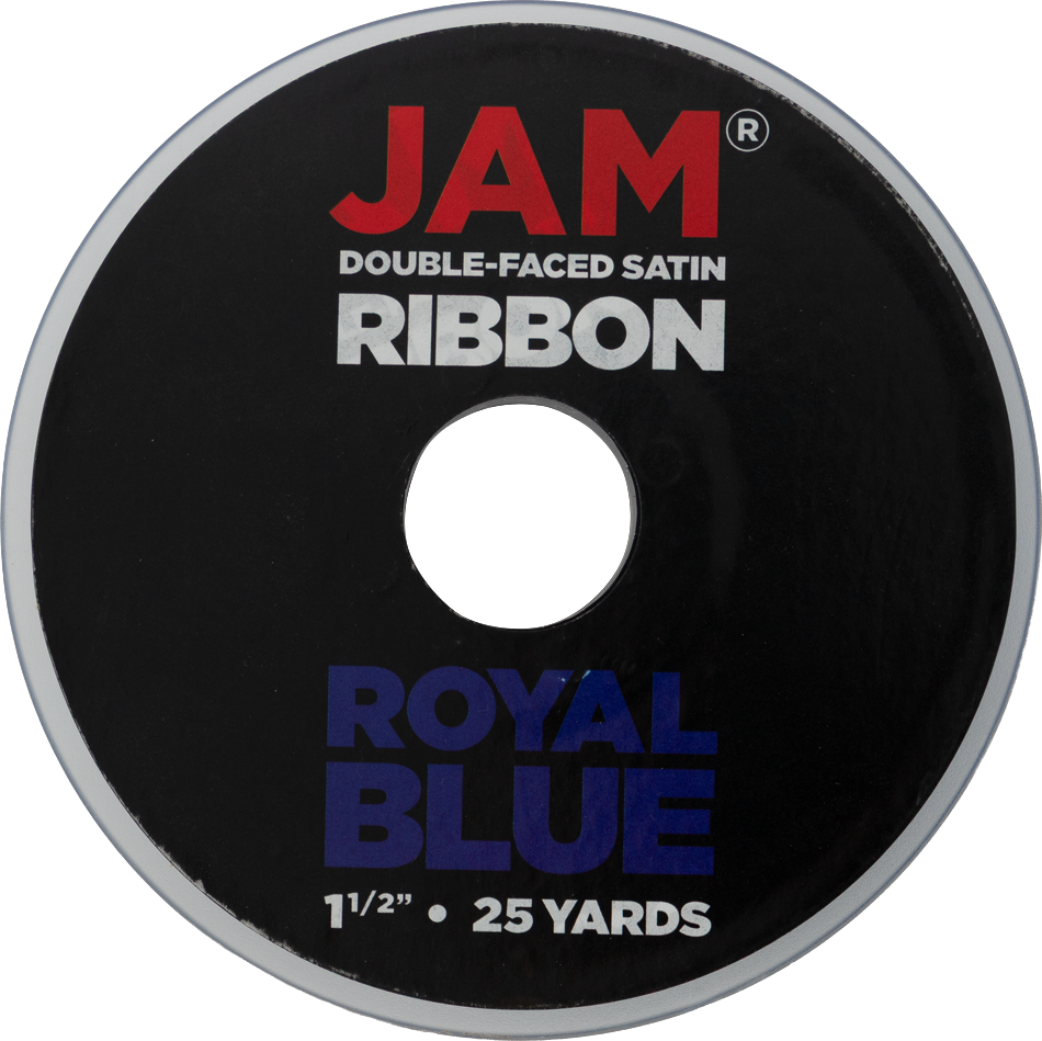 Royal Blue Satin 1 1/2 Inch x 25 Yards Ribbon
