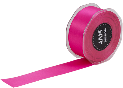 Hot Pink Satin 1 1/2 Inch x 25 Yards Ribbon