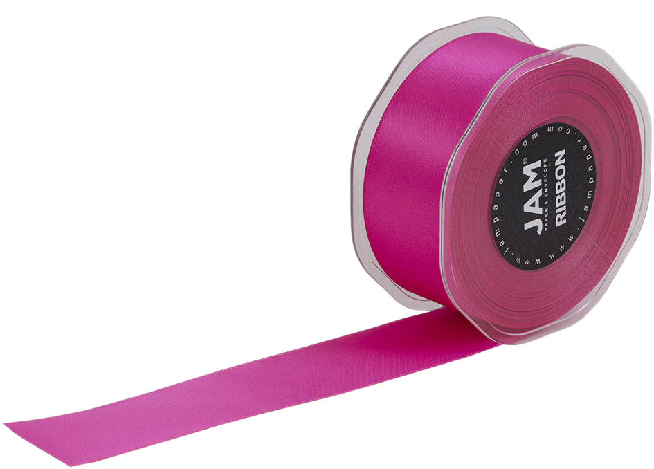 Hot Pink Satin 1 1/2 Inch x 25 Yards Ribbon