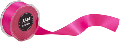 Hot Pink Satin 1 1/2 Inch x 25 Yards Ribbon