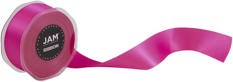 Hot Pink Satin 1 1/2 Inch x 25 Yards Ribbon