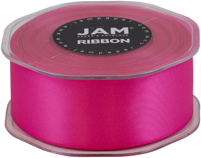 Hot Pink Satin 1 1/2 Inch x 25 Yards Ribbon