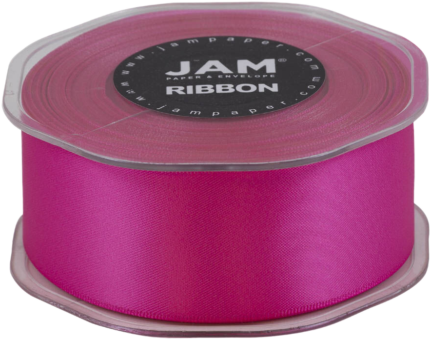 Hot Pink Satin 1 1/2 Inch x 25 Yards Ribbon