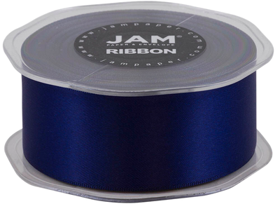 Navy Blue Satin 1 1/2 Inch x 25 Yards Ribbon