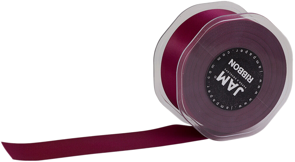 Burgundy Satin 1 1/2 Inch x 25 Yards Ribbon