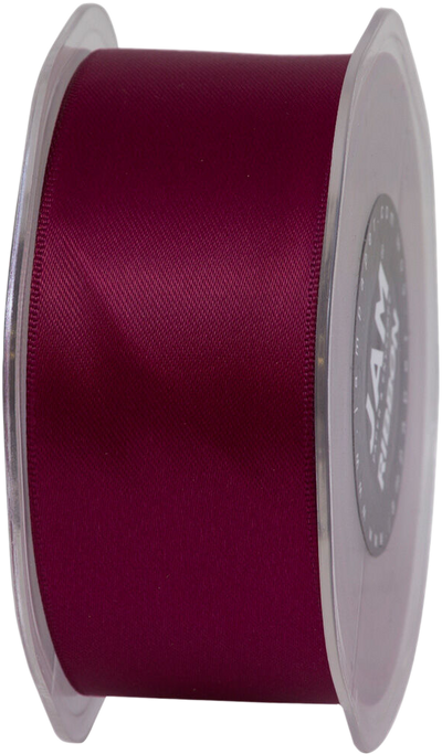 Burgundy Satin 1 1/2 Inch x 25 Yards Ribbon