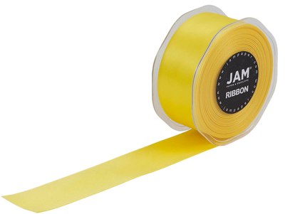 Yellow Satin 1 1/2 Inch x 25 Yards Ribbon