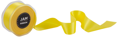 Yellow Satin 1 1/2 Inch x 25 Yards Ribbon