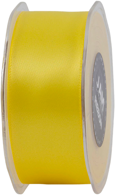 Yellow Satin 1 1/2 Inch x 25 Yards Ribbon