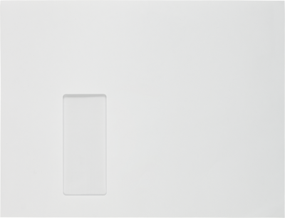 White 28lb 8 3/4 x 11 1/2 Booklet Window Envelopes