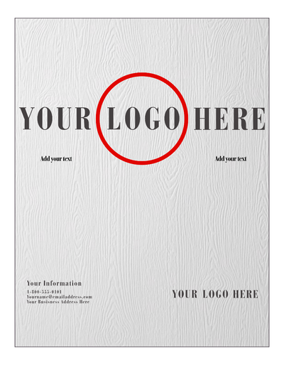 White 120lb 8 1/2 x 11 Cardstock