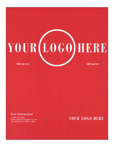 Red 100lb 8 1/2 x 11 Cardstock