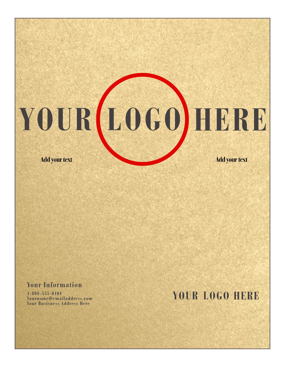 Light Gold Blonde Metallic 105lb 8 1/2 x 11 Cardstock