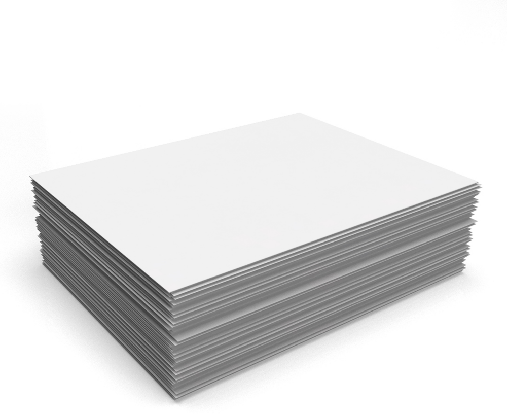 Bright White 100lb 8 1/2 x 11 Cardstock