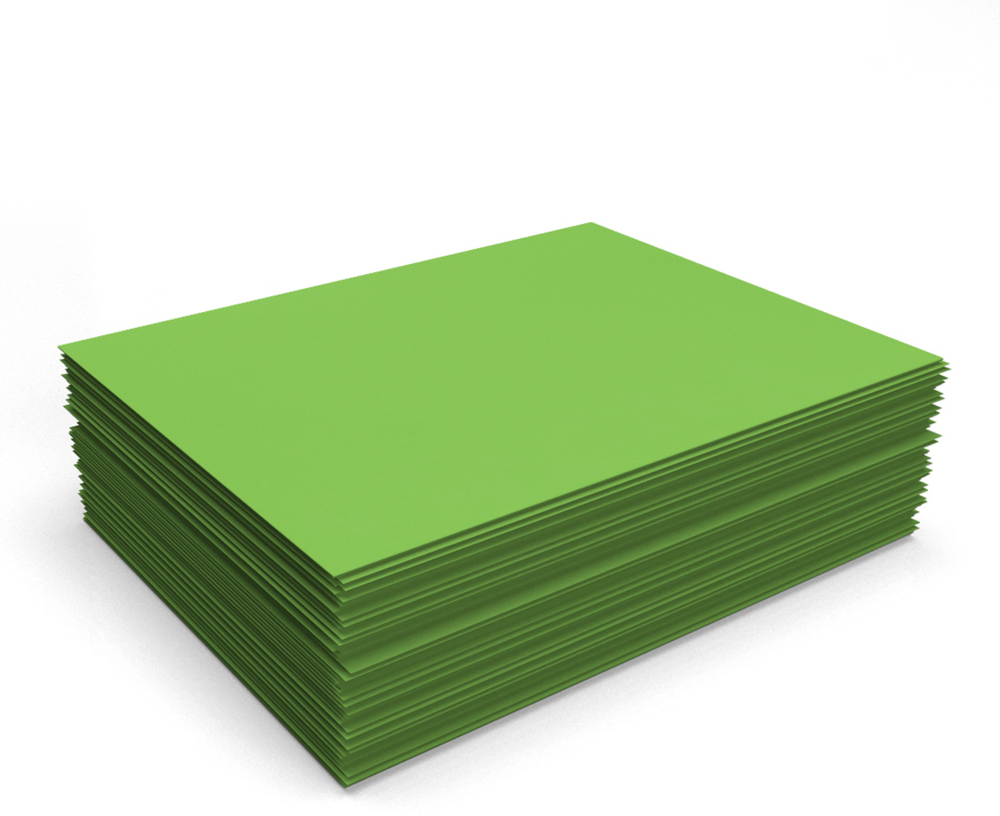Limelight Green 100lb 8 1/2 x 11 Cardstock