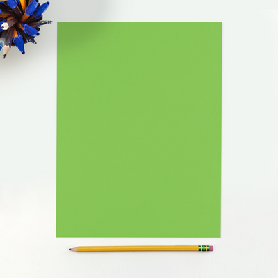 Limelight Green 100lb 8 1/2 x 11 Cardstock